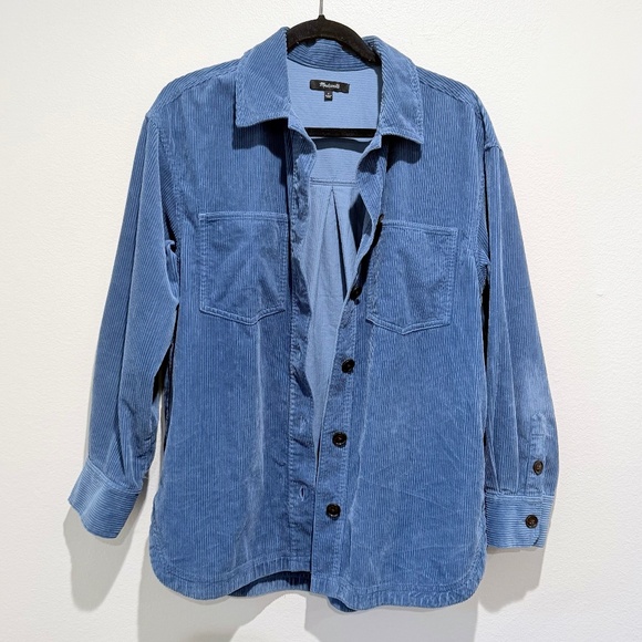Madewell Corduroy Kentwood Oversized Shirt-Jacket Size Small - Picture 1 of 6